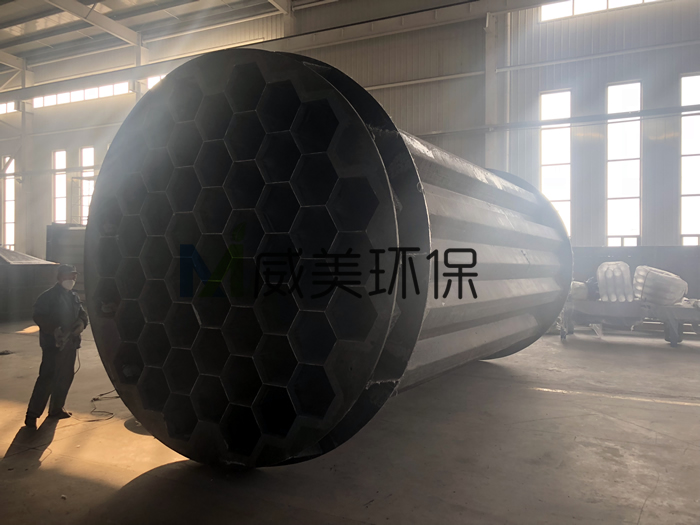 圓形玻璃鋼陽(yáng)極管模塊組裝