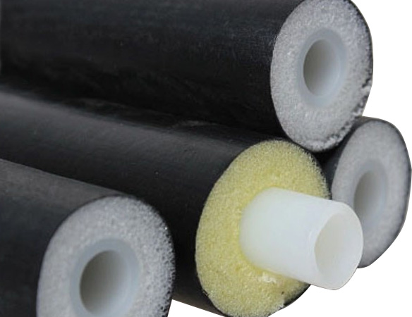 Solar thermal insulation integrated pipe